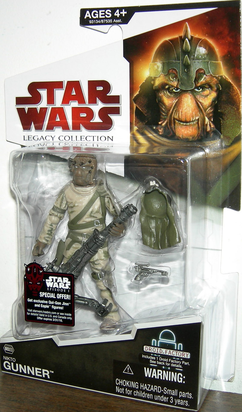 Nikto Gunner BD23 Star Wars Legacy Collection action figure
