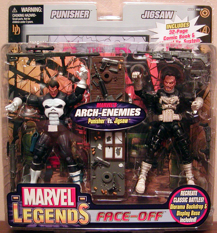 Punisher vs Jigsaw Marvel Legends