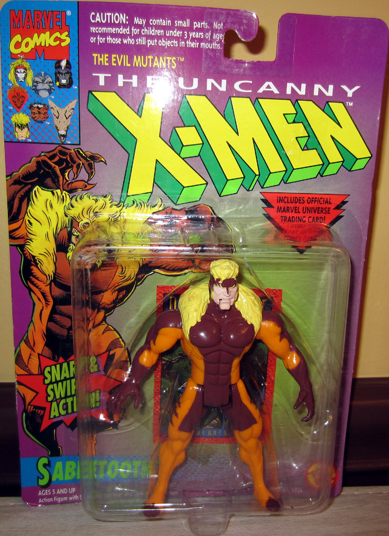 Sabretooth Figure Snarl Swipe Action Figure XMen Toy Biz