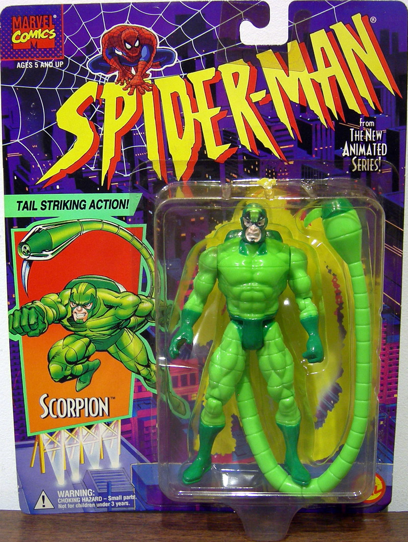 Scorpion Figure SpiderMan Animated Toy Biz