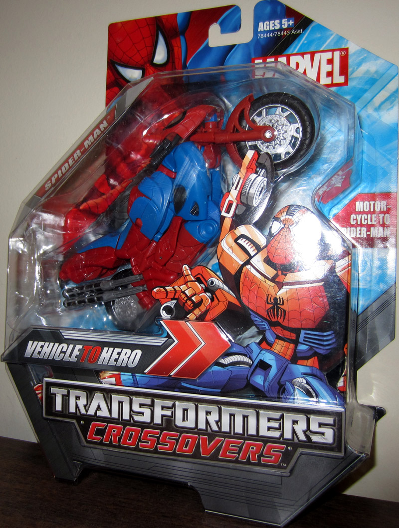 SpiderMan Transformers Crossovers Action Figure Hasbro