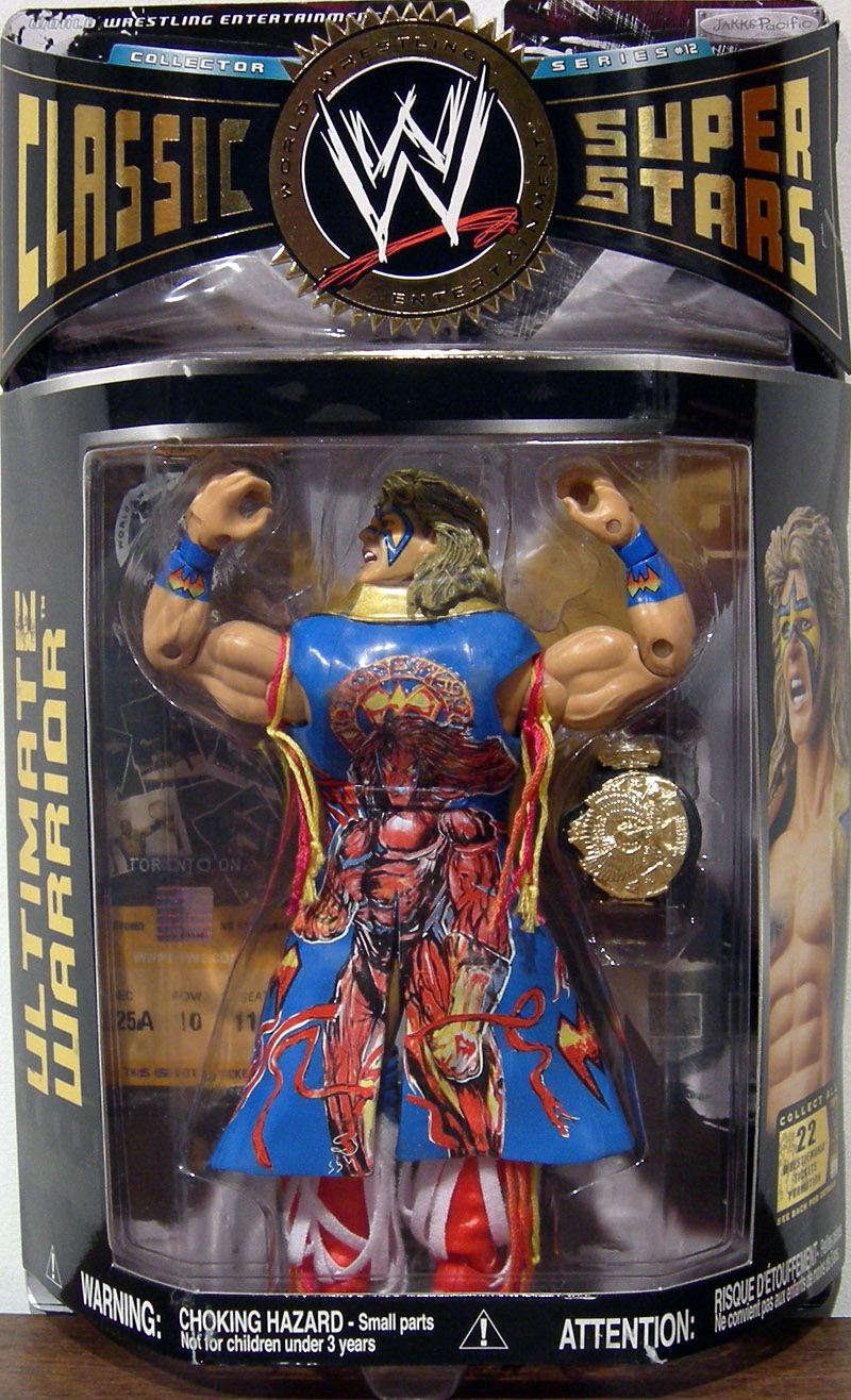 Ultimate Warrior Action Figure WWE Classic Super Stars Variant Series 12