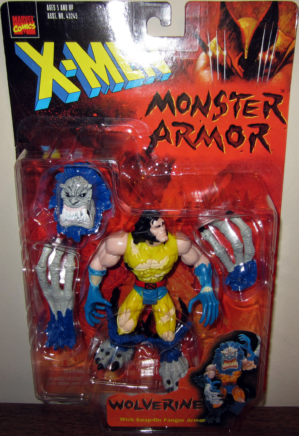 Wolverine Monster Armor Action Figure XMen Toy Biz