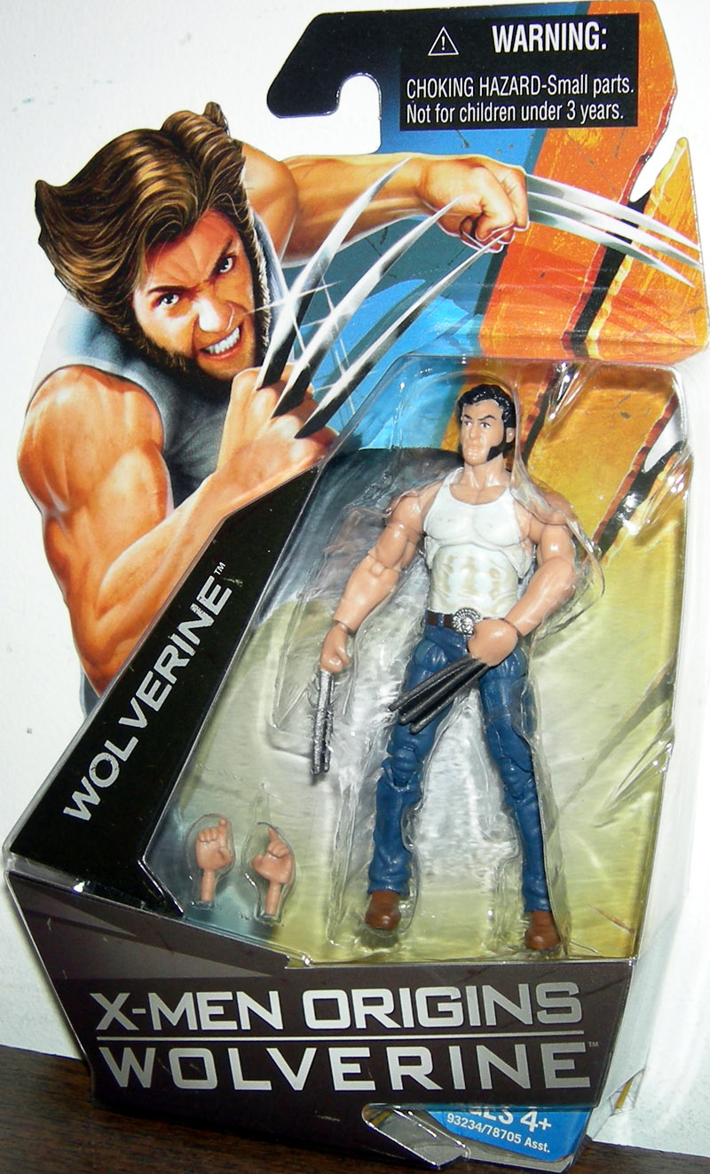 Wolverine XMen Origins White Shirt Action Figure Hasbro