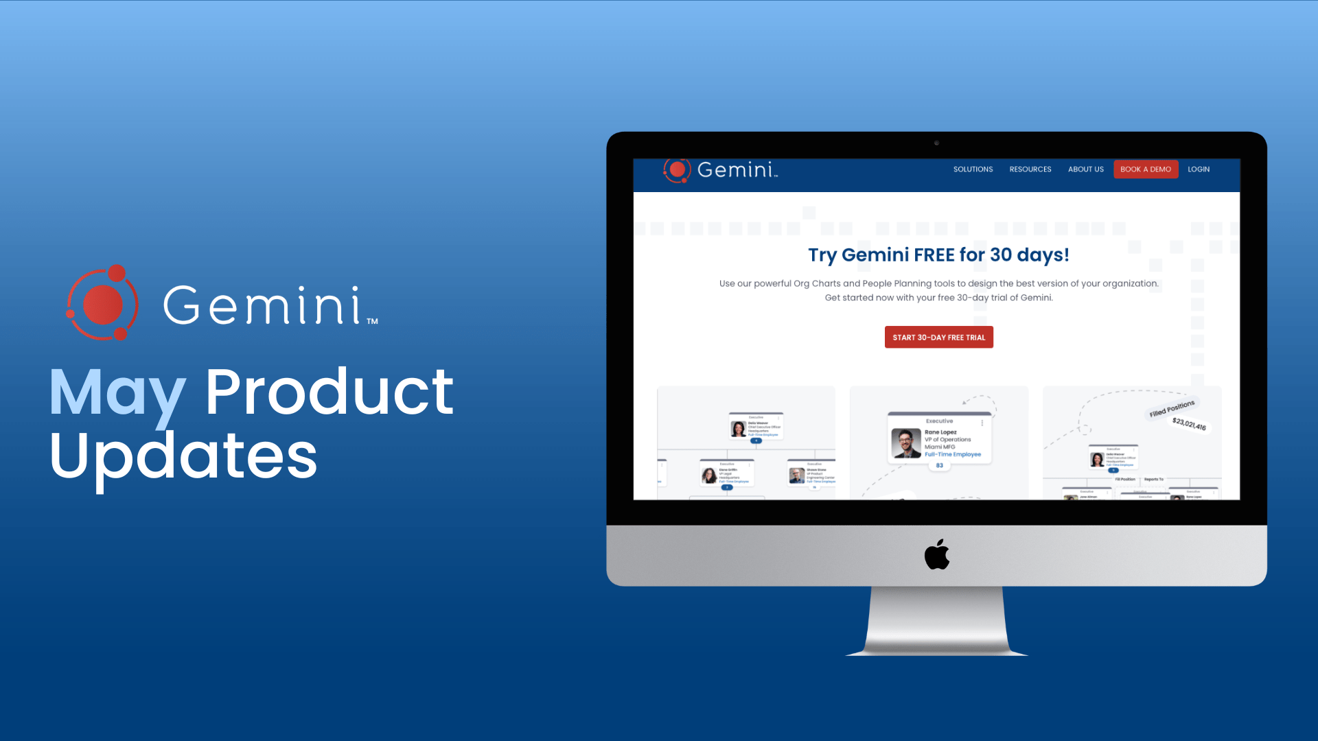 May 2023 Product Update Take Gemini for a Free Test Drive! Gemini