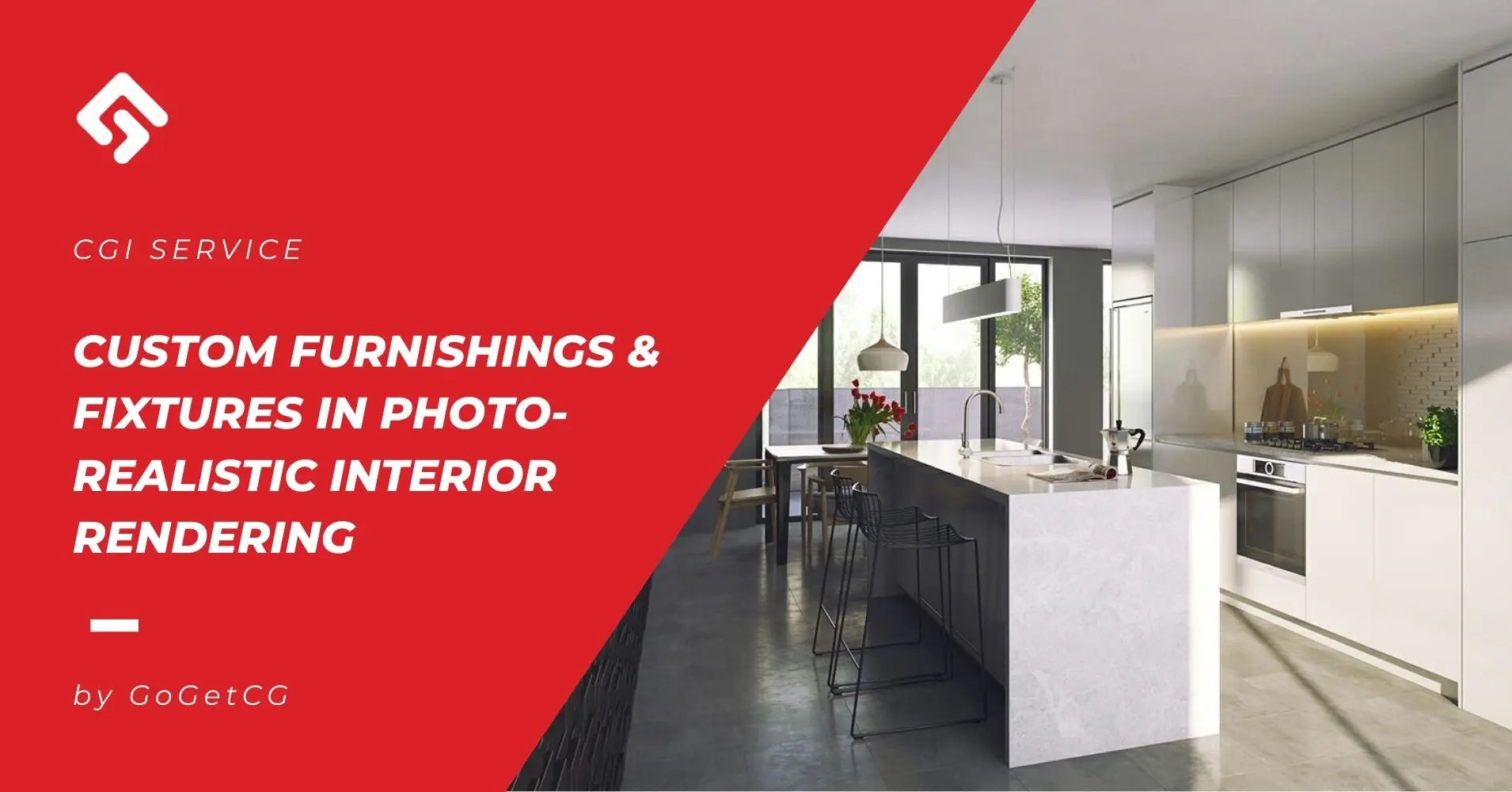 Custom Furnishing & Fixtures in Interior Rendering GoGetCG