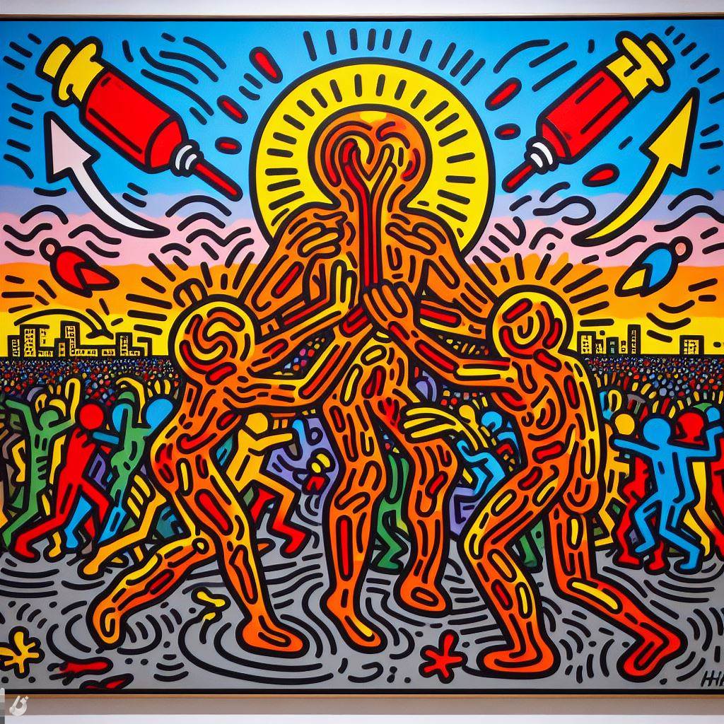 AI's Role in Completing Keith Haring's "Unfinished Painting" Sparks