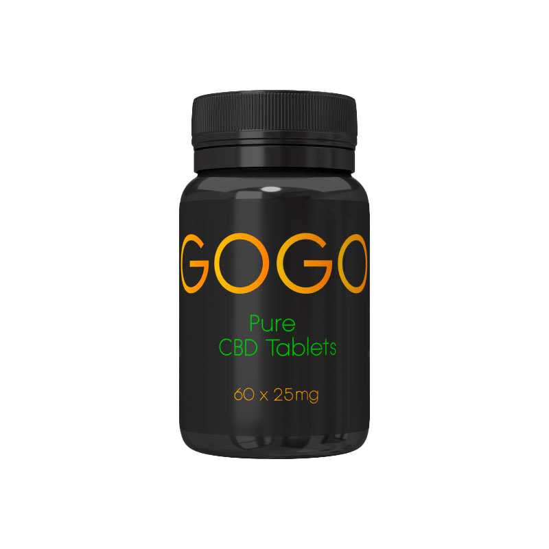 Pure CBD Tablets CBD Pills GOGO Green Organics