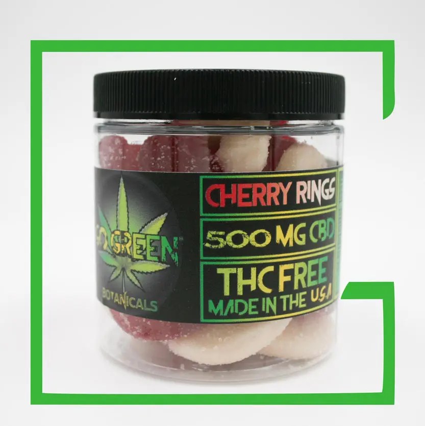 Cherry Rings Gummies 25mg GGB Go Green Botanicals