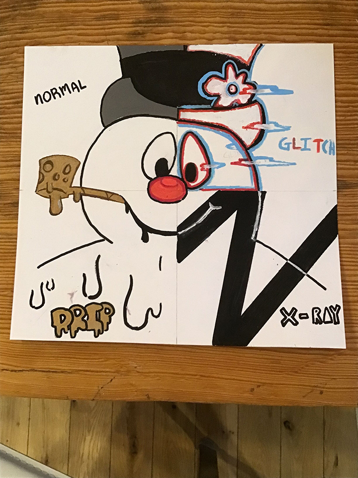 ArtTrend Four Corners, Four Styles TikTok Art Trend