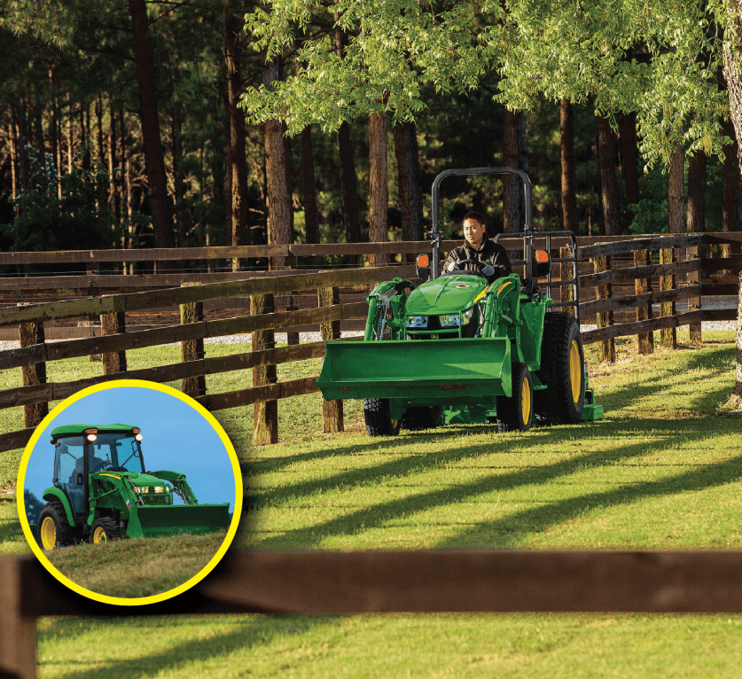 3033R (32.2HP) w/Factory Installed 320R Loader Greenway Equipment