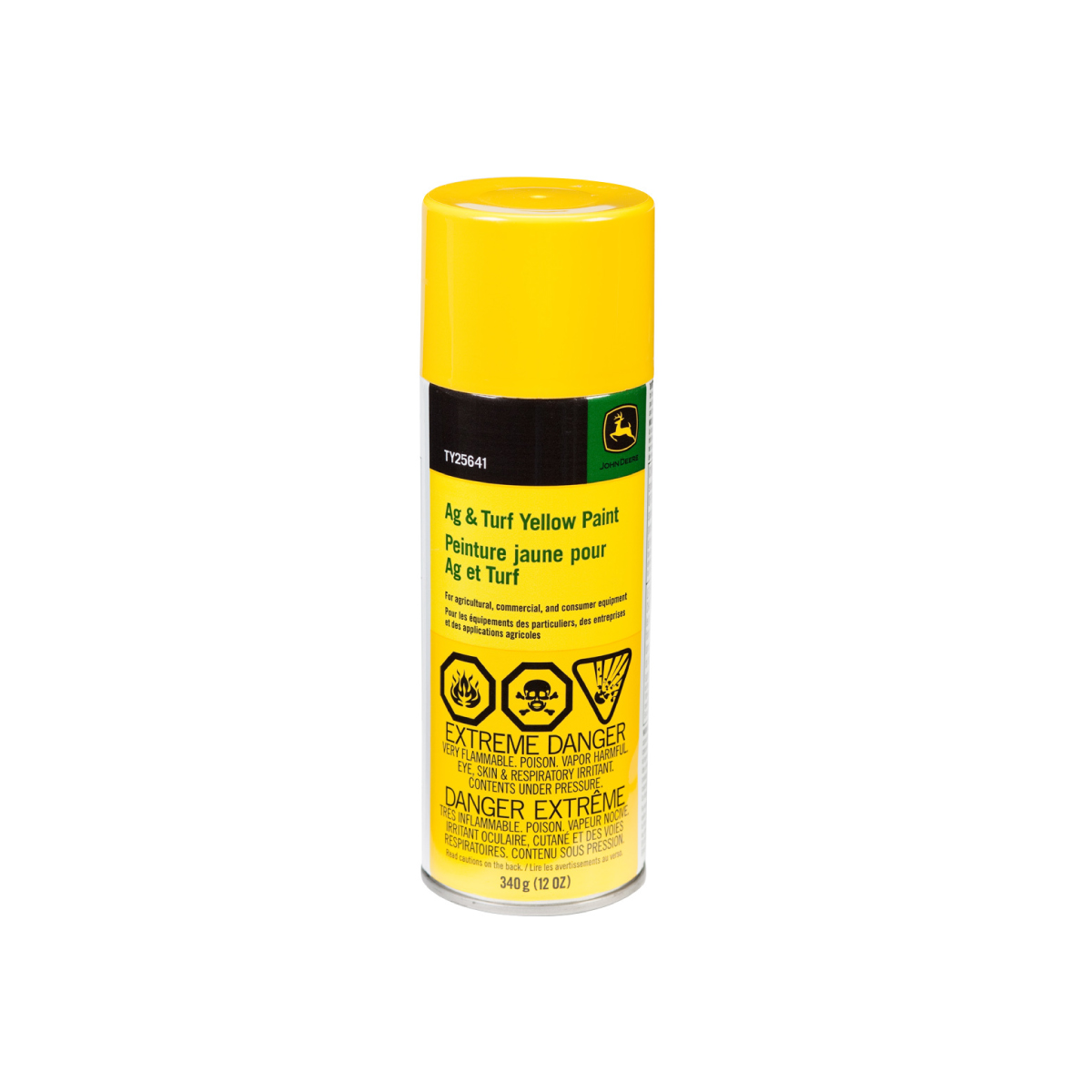TY25641 Ag and Turf Yellow Paint (LeadFree Aerosol) Greenway