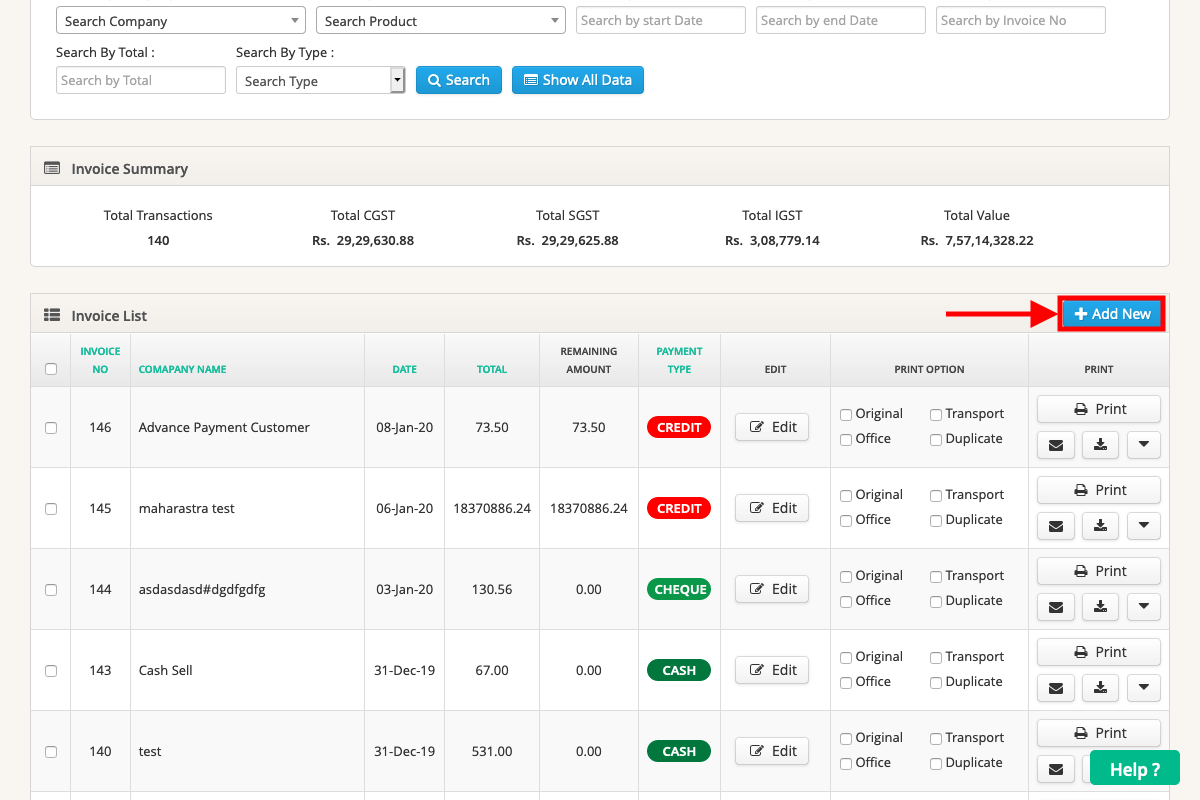 invoiceCustom2 Lifetime FREE GST Billing Software