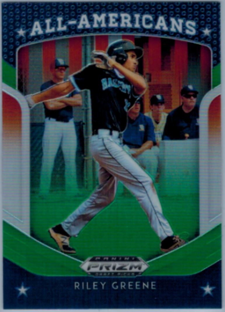 Future Watch Riley Greene Rookie Baseball Cards, Tigers Go GTS