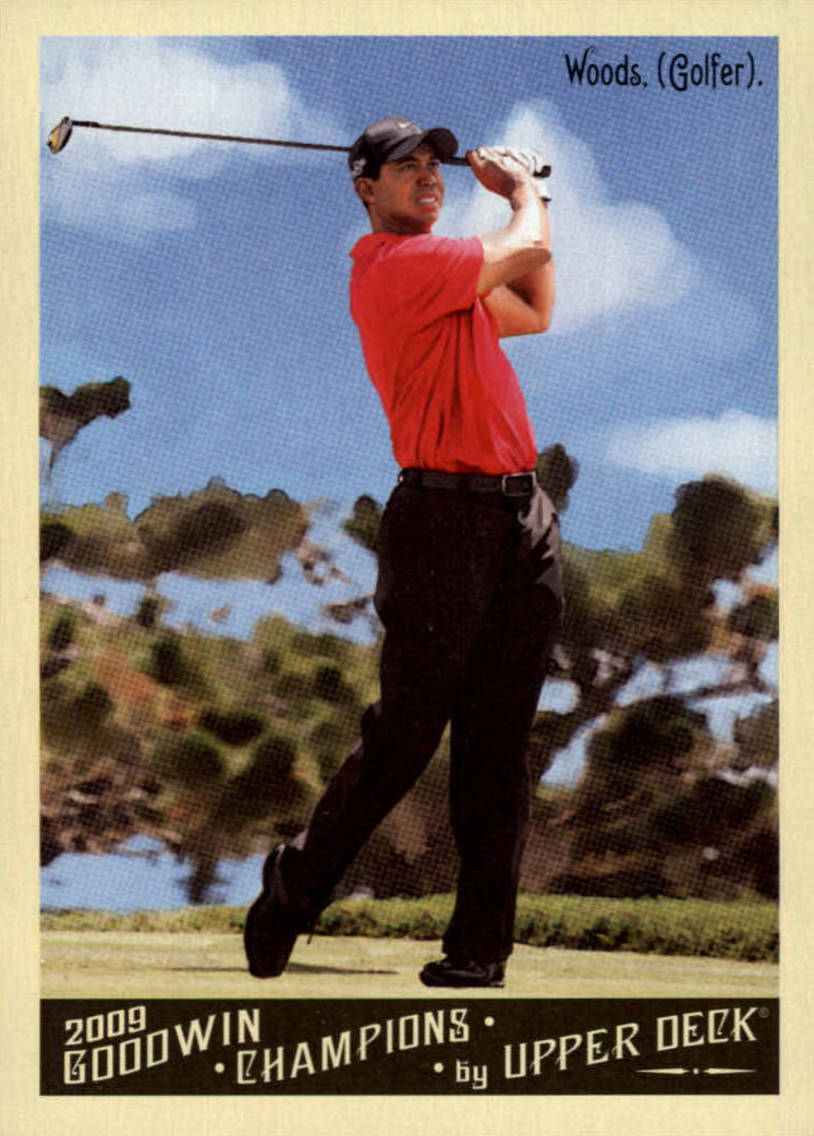 Off The Fairway Tiger Woods Golf Cards