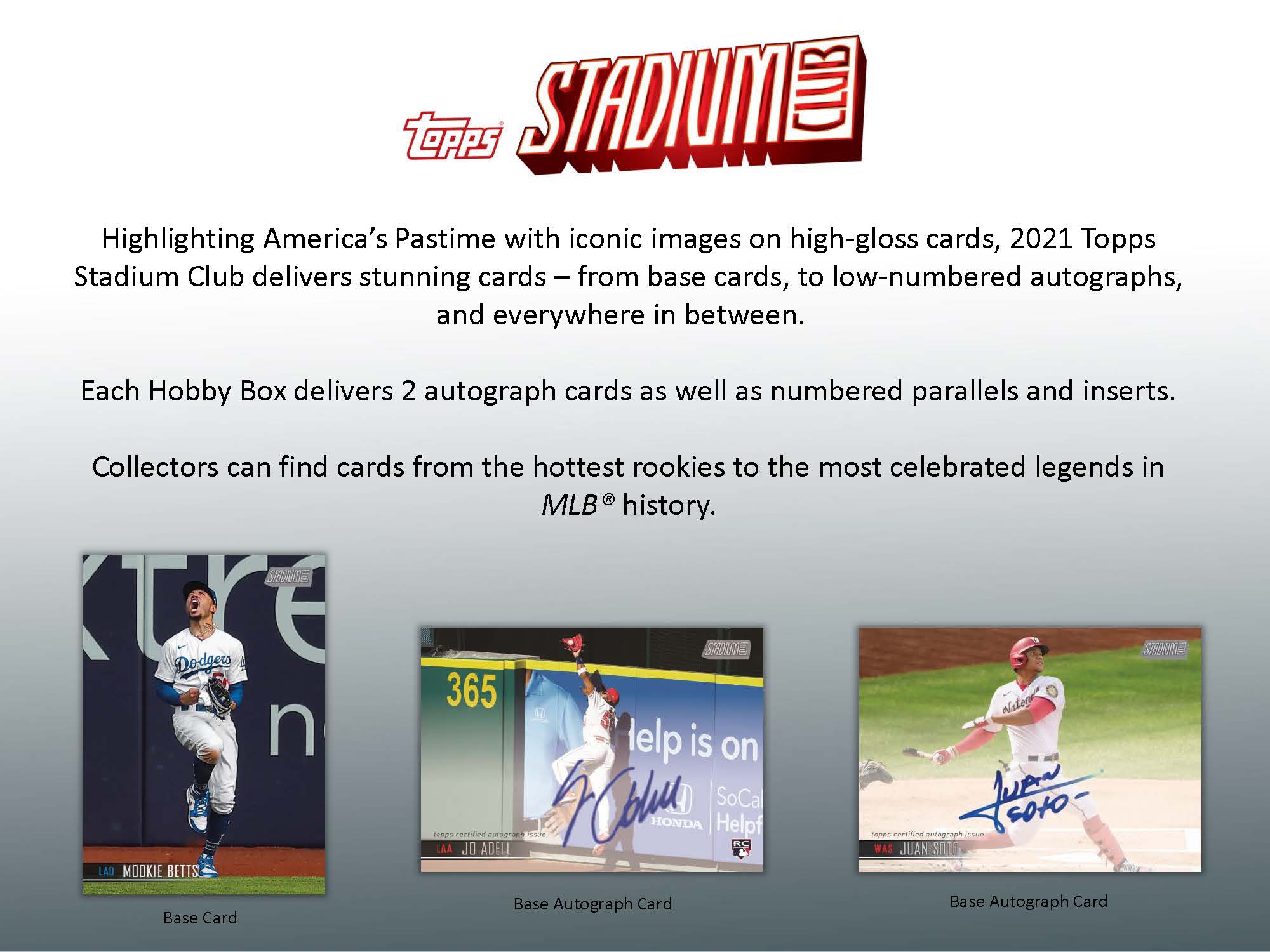 2021 Topps Stadium Club Baseball Cards Go GTS