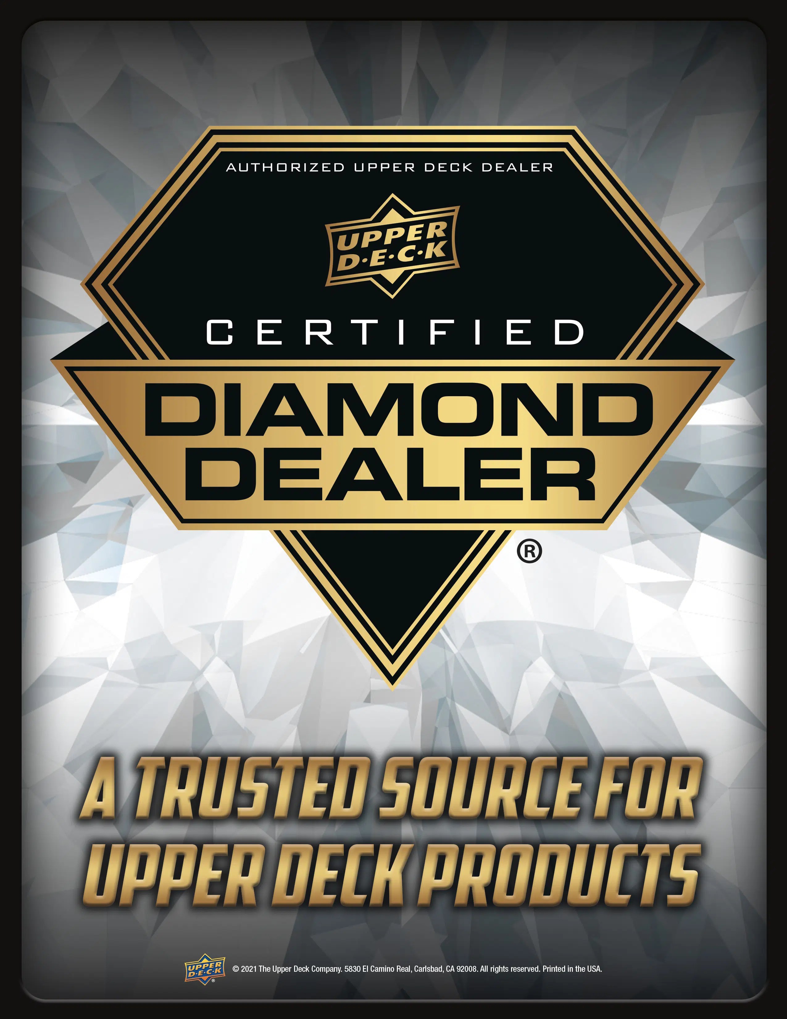 Upper Deck Certified Diamond Dealer 2021 Q4 Promotional Assets