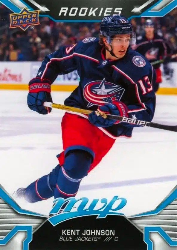 NHL Future Watch Kent Johnson Hockey Cards, Columbus Blue Jackets