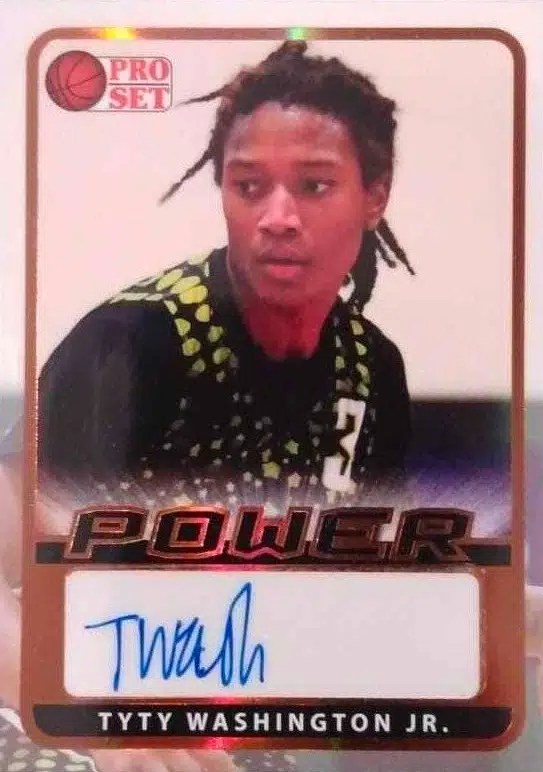 NBA Future Watch TyTy Washington Basketball Cards, Houston Rockets