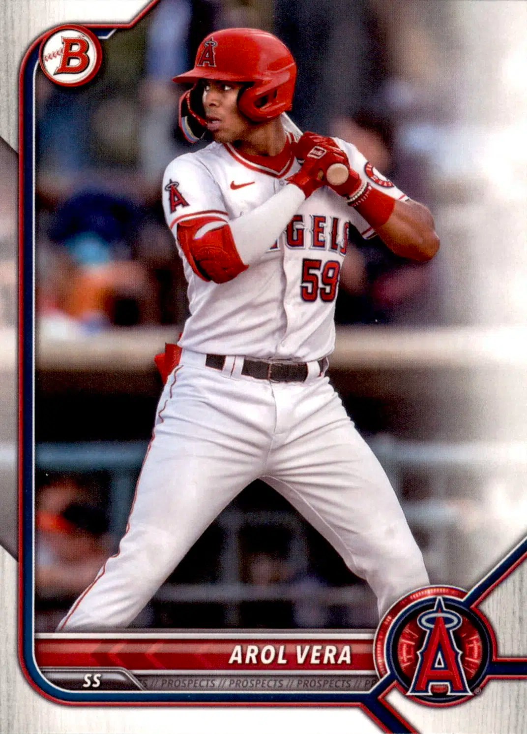 MLB Future Watch Arol Vera Baseball Cards, Los Angeles Angels