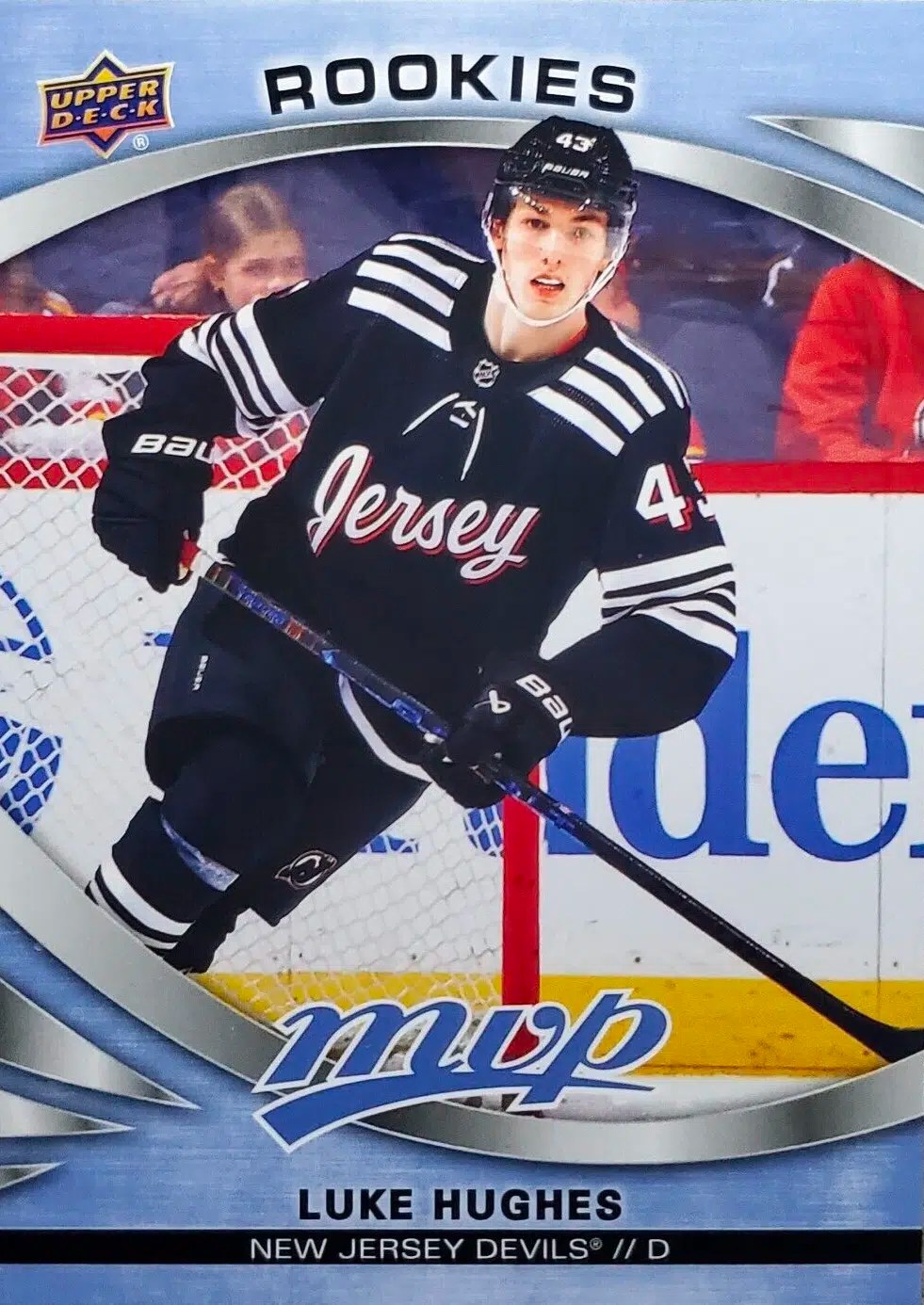 NHL Future Watch Luke Hughes Hockey Cards, New Jersey Devils