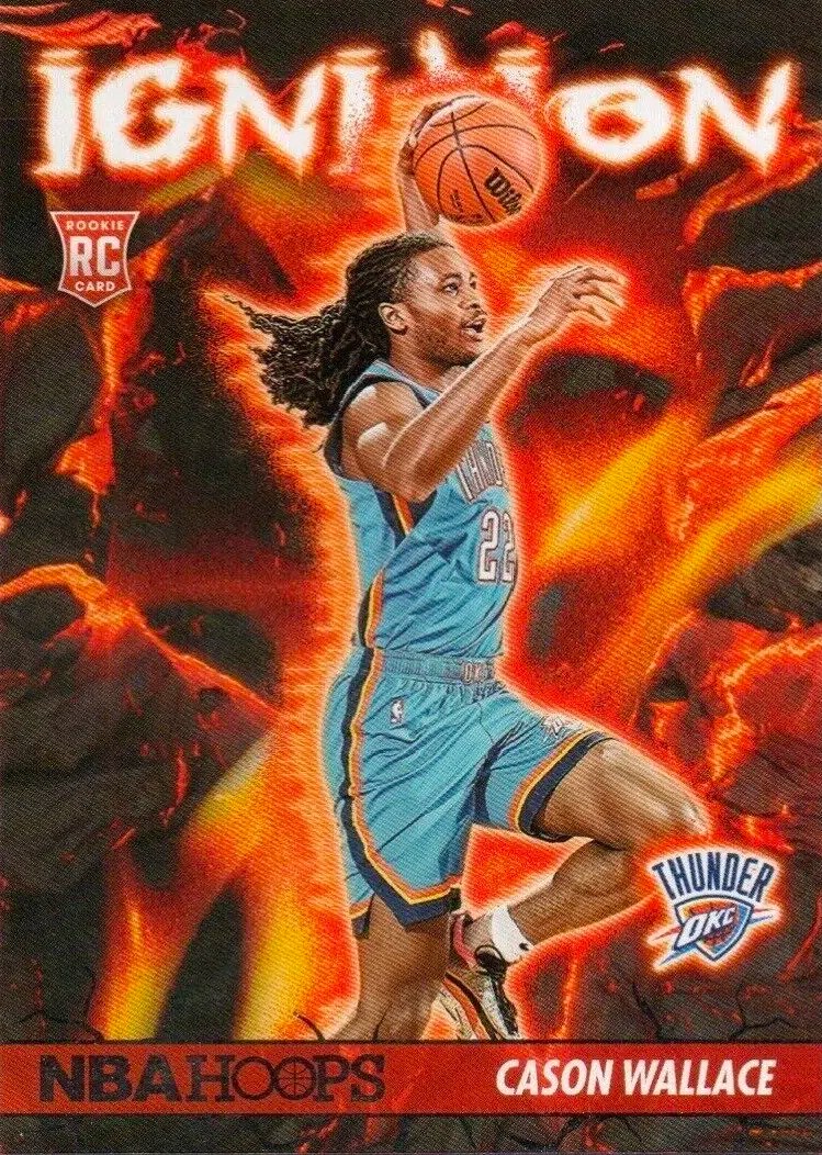 NBA Future Watch Cason Wallace Basketball Cards, OKC Thunder