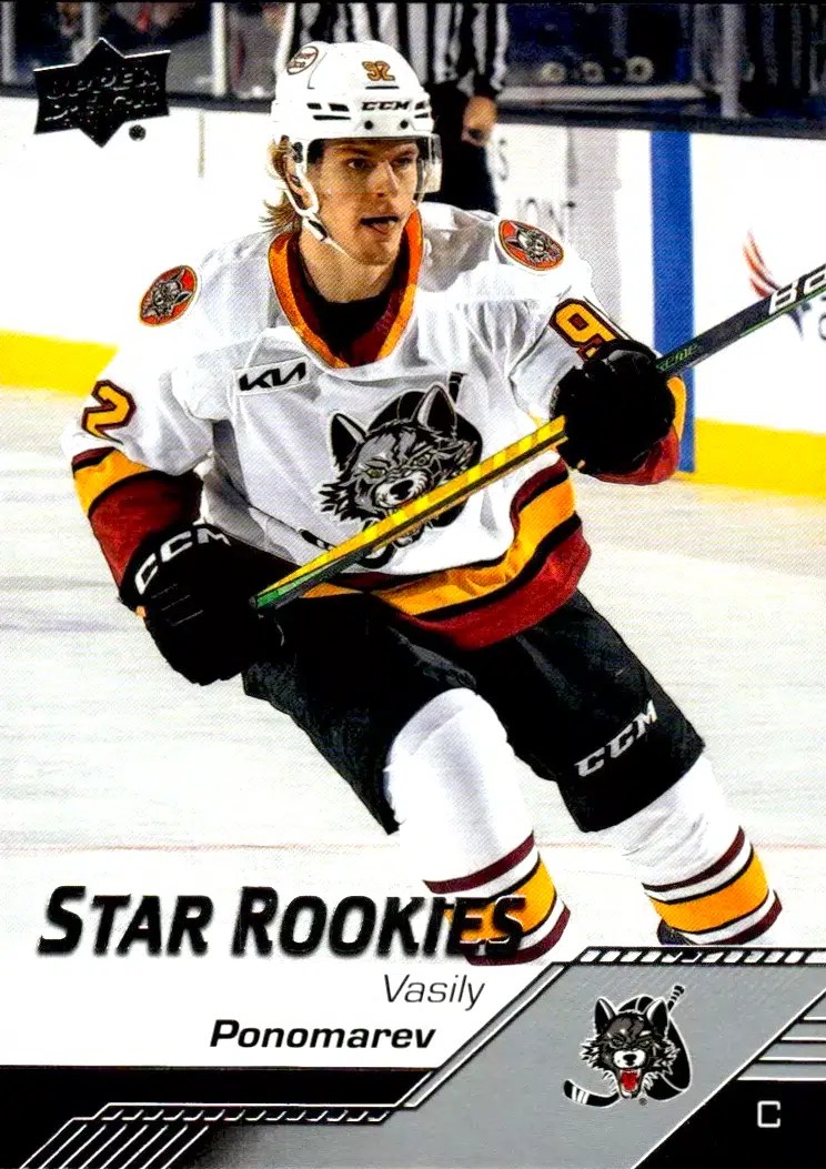 NHL Future Watch Vasily Ponomarev Hockey Cards, Pittsburgh Penguins