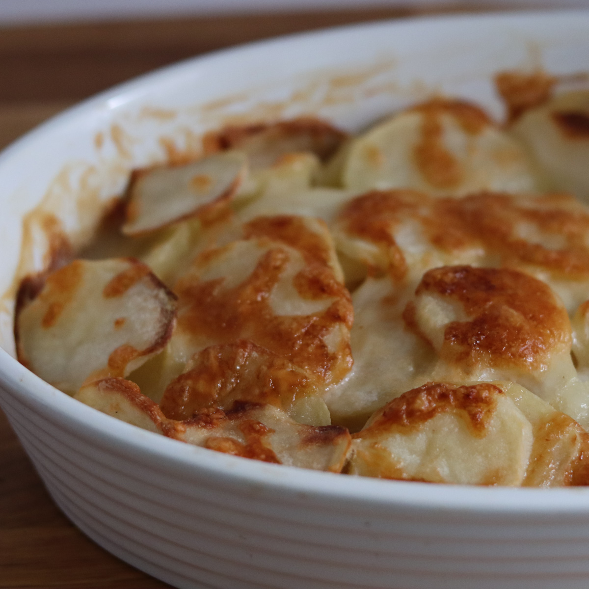 Scalloped Potatoes with gluten free Bechamel Go Healthy With Bea
