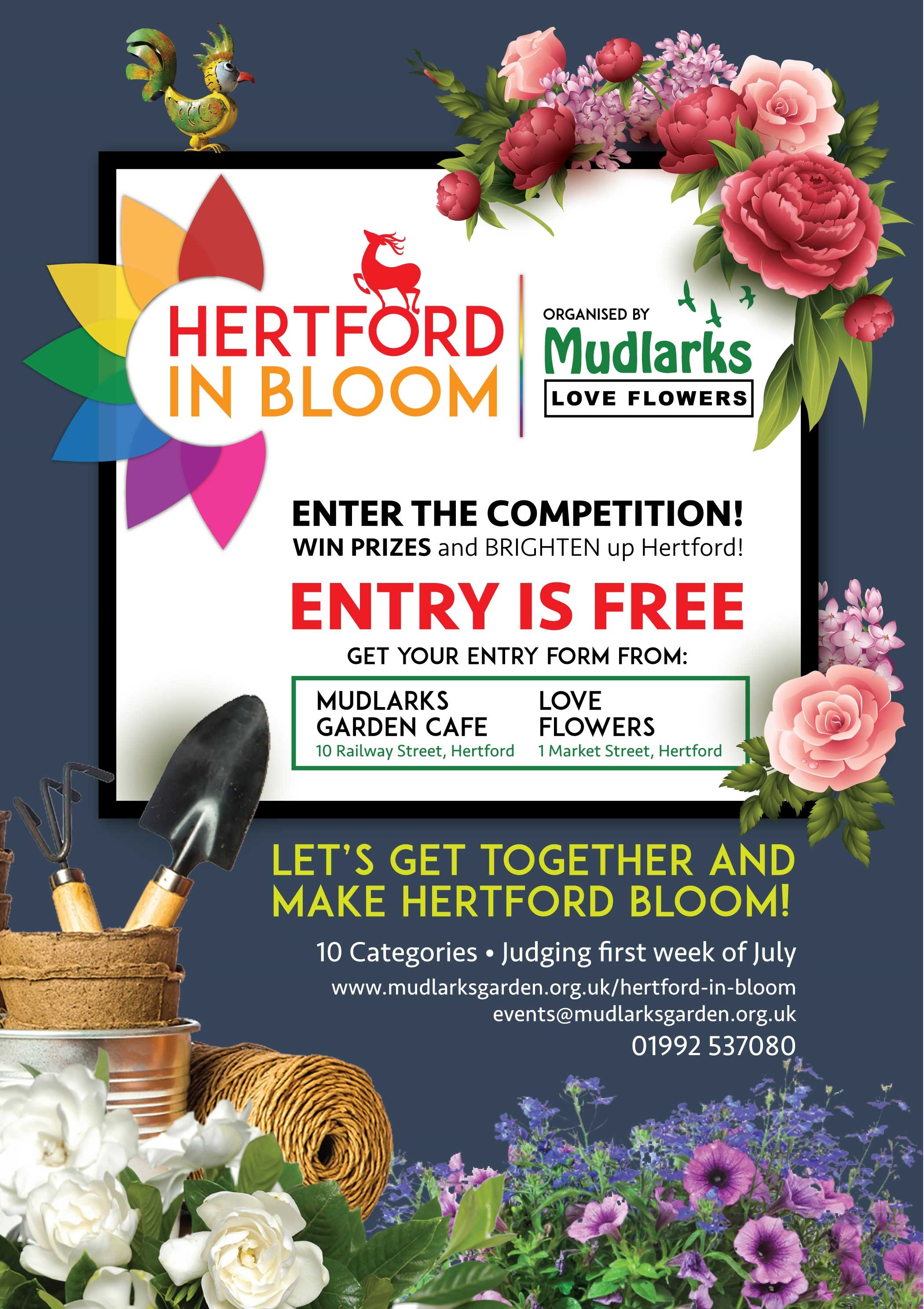Hertford in Bloom is to launch this week, organised by Mudlarks and