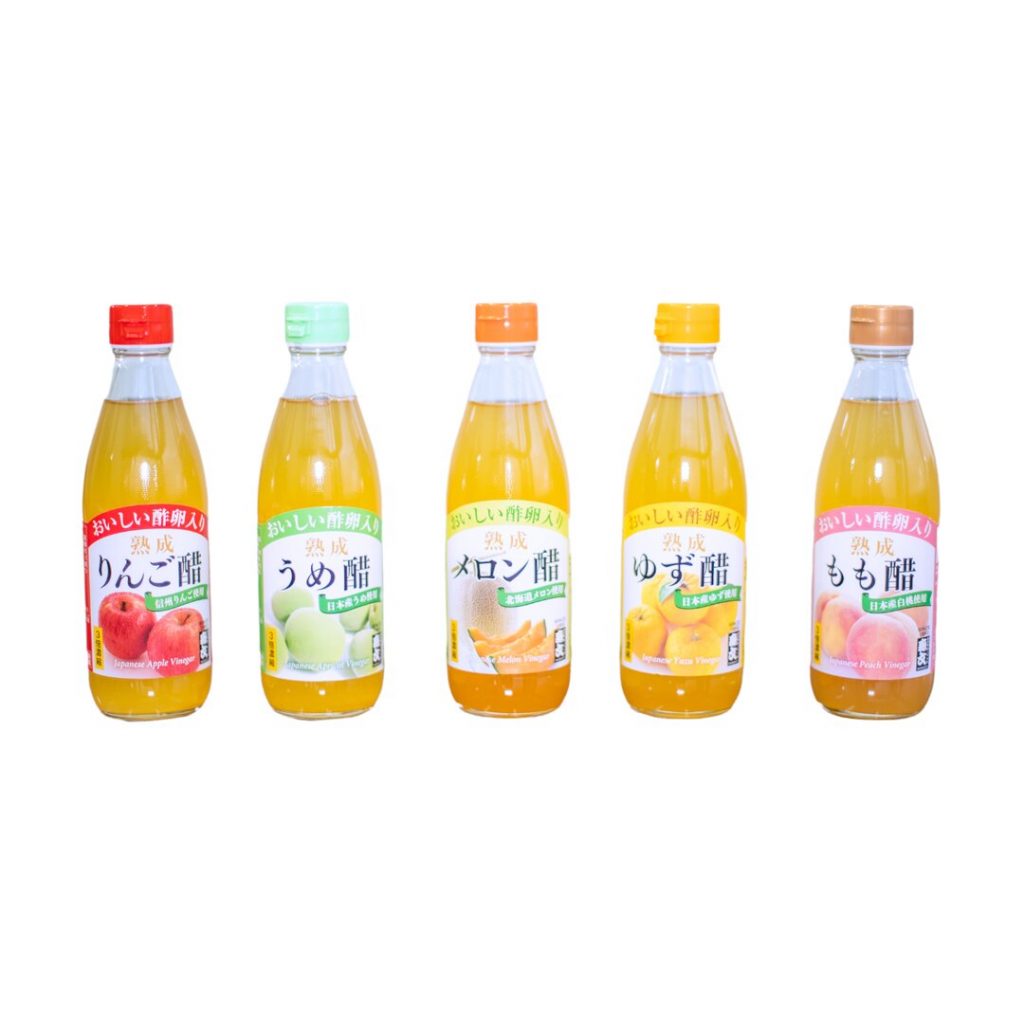 Fermented Health Drink Japanese Fruit Vinegar (5 Types Apple, Ume