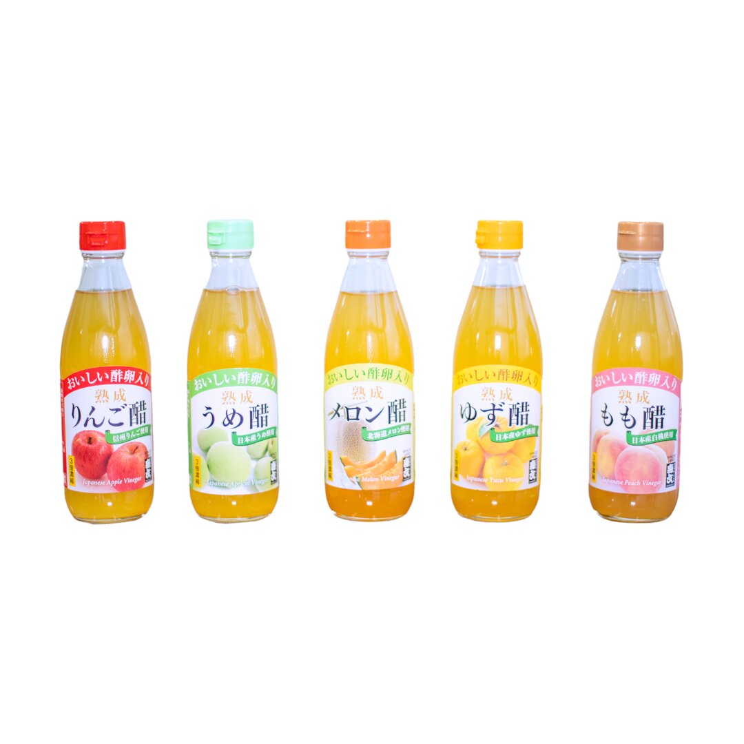 Fermented Health Drink Japanese Fruit Vinegar (5 Types Apple, Ume