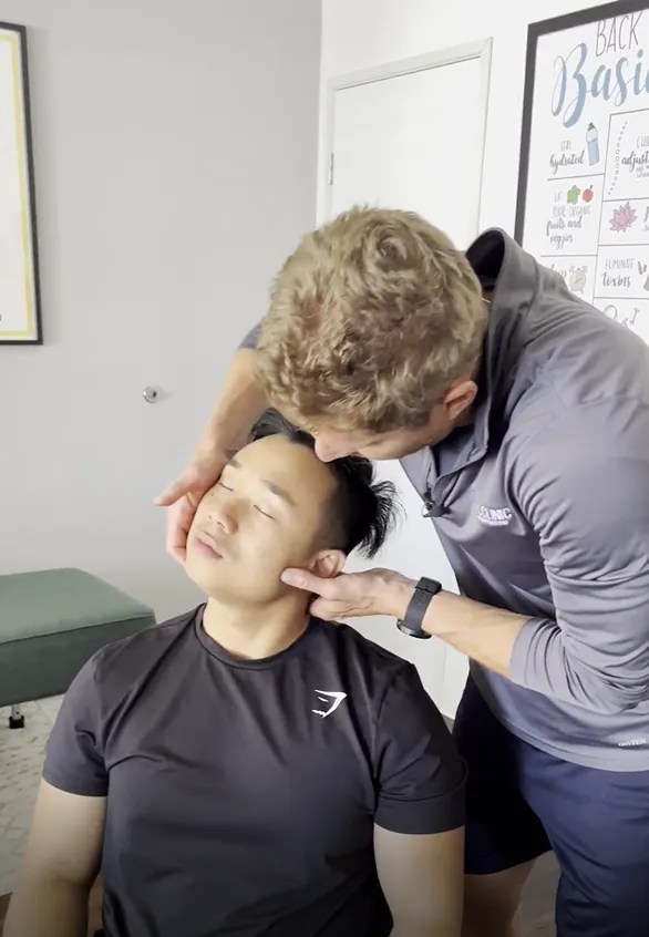 GONSTEAD Cervical Adjustment Demonstration Gohl Clinic of Chiropractic