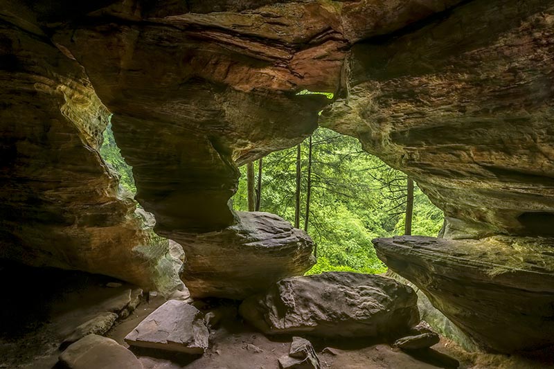 Rock House Hocking Hills State Park (Hocking Hills, Ohio)