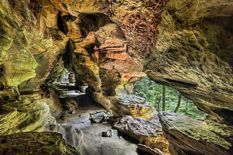 Rock House Hocking Hills State Park (Hocking Hills, Ohio)