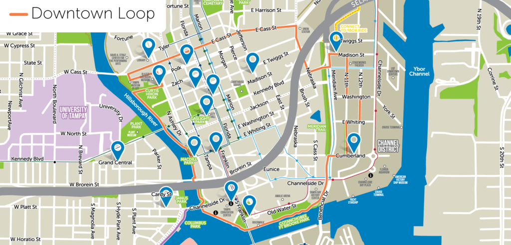 Map Of Downtown Tampa Downtown Tampa HOPR