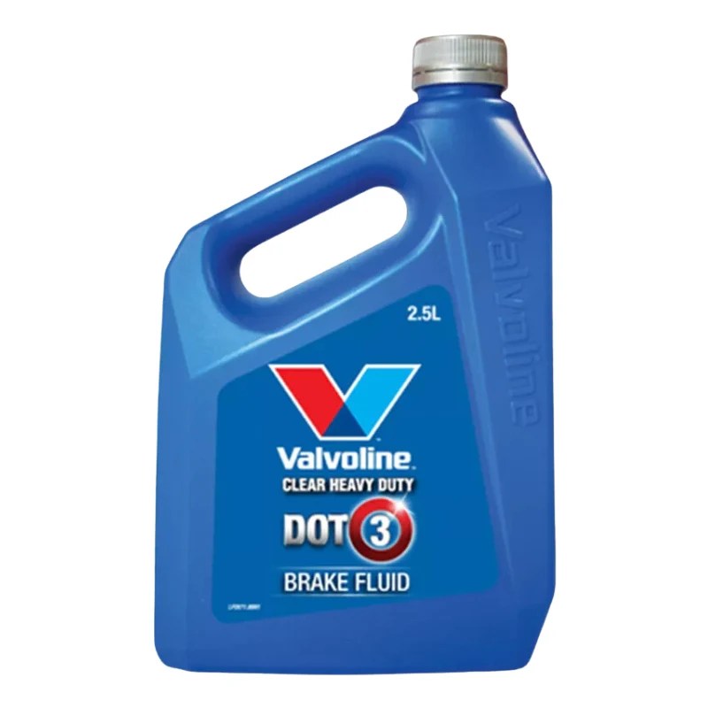 VALVOLINE CLEAR BRAKE FLUID DOT 3 2.5L GO Industrial