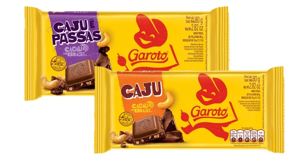 Dois lotes de chocolates da Garoto devem ser recolhidos do mercado GO