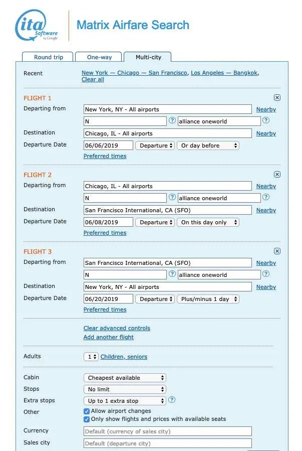 How to Use the ITA Matrix to Find Cheap Flights