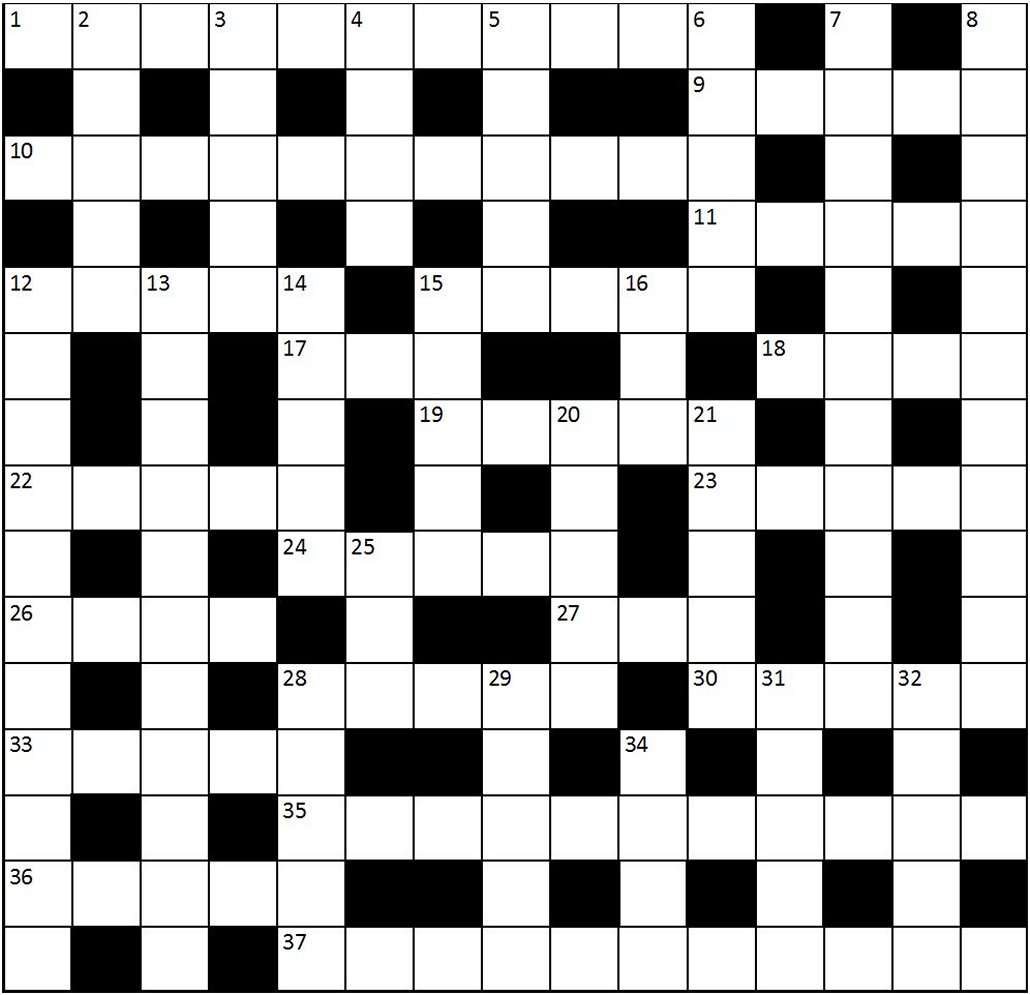 Crossword No. 177 Going Postal