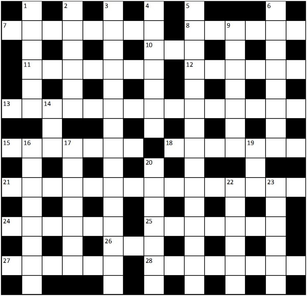 Crossword No. 181 Going Postal