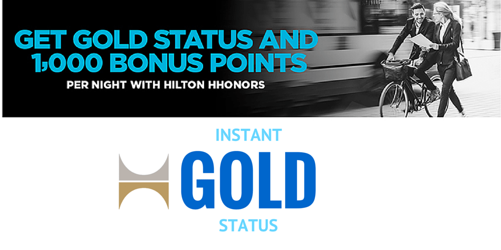 How to Get Instant Hilton HHonors Gold Status