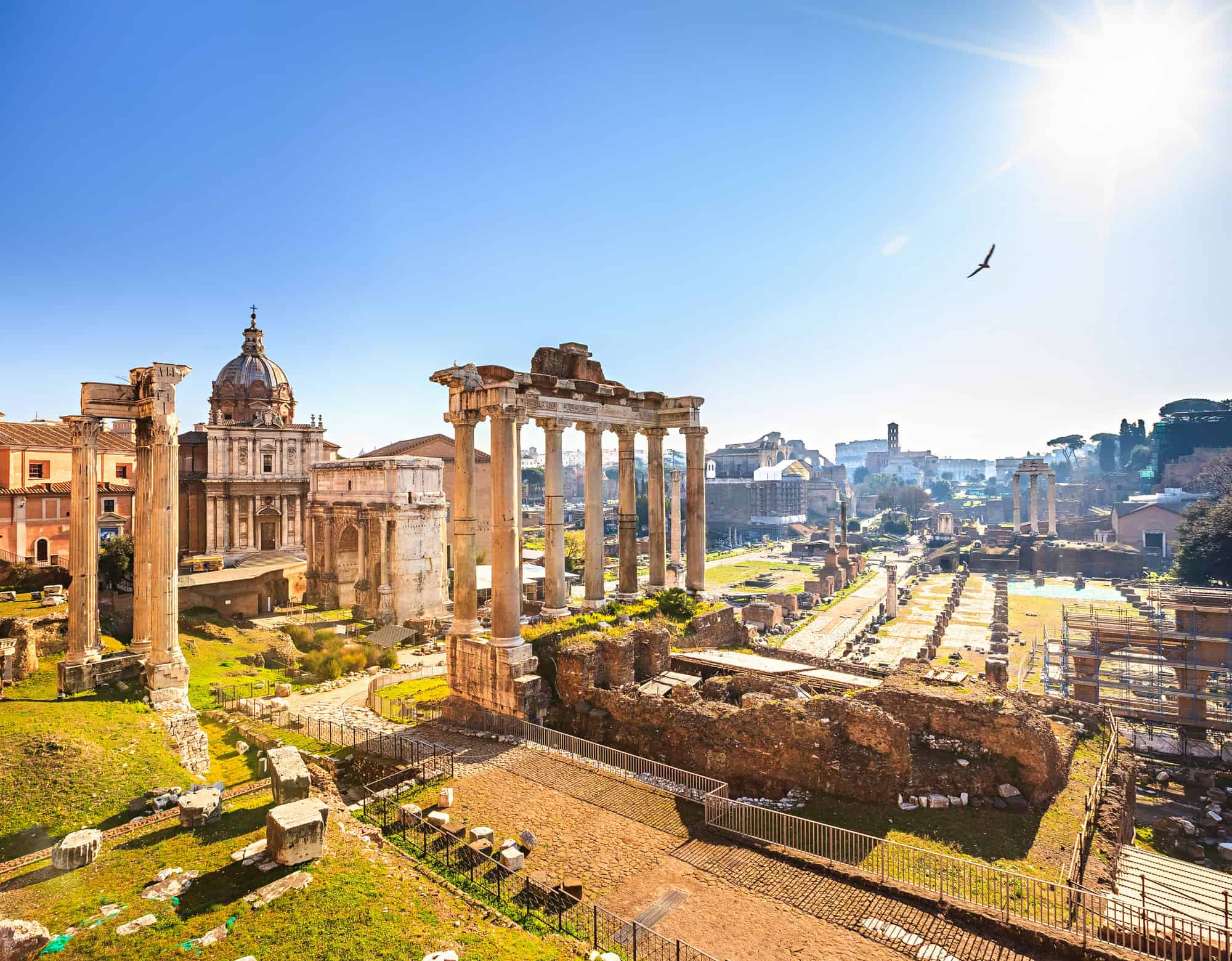 Roman ruins in Rome, Forum