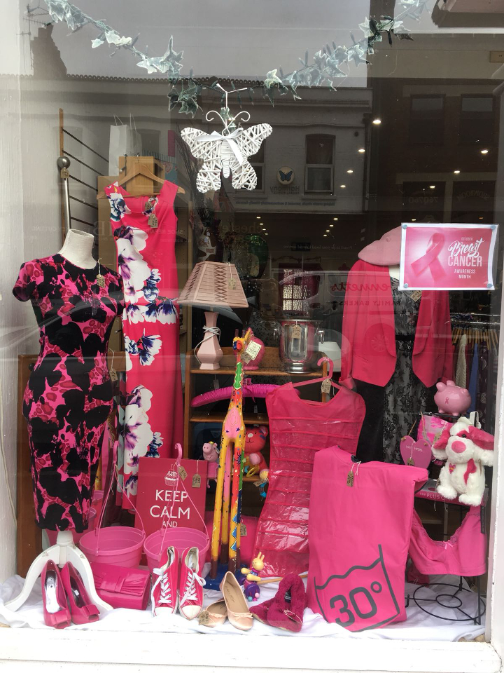 The UK's only exclusive Breast Cancer charity shops Going for Bust