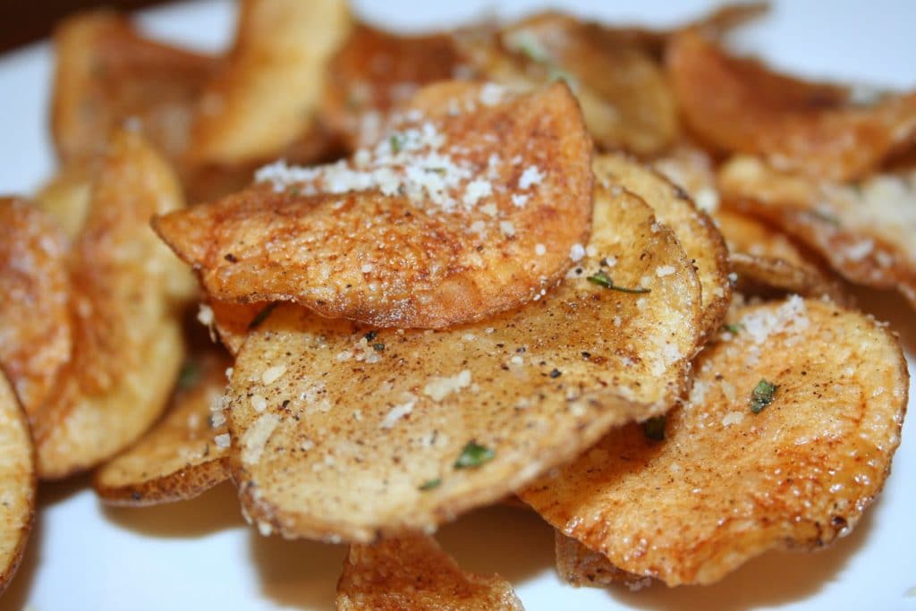Homemade Rosemary SaltandVinegar Chips