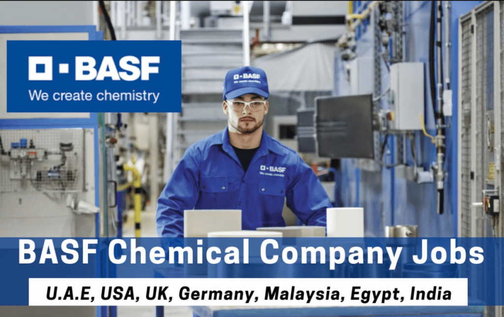BASF Chemical Company Jobs Malaysia, Singapore, Canada, USA, UK