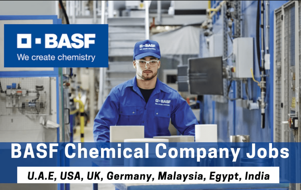 BASF Chemical Company Jobs Malaysia, Singapore, Canada, USA, UK