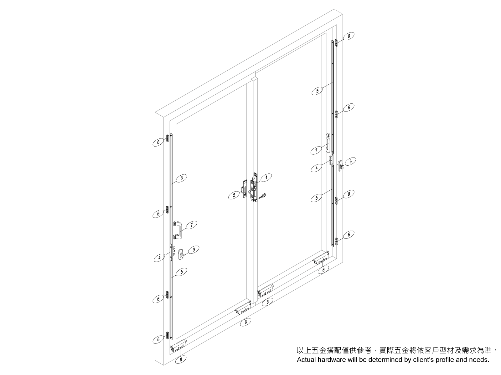 U Groove Sliding Door－Sliding Door－APPLICATION｜JamYuan Enterprises Co