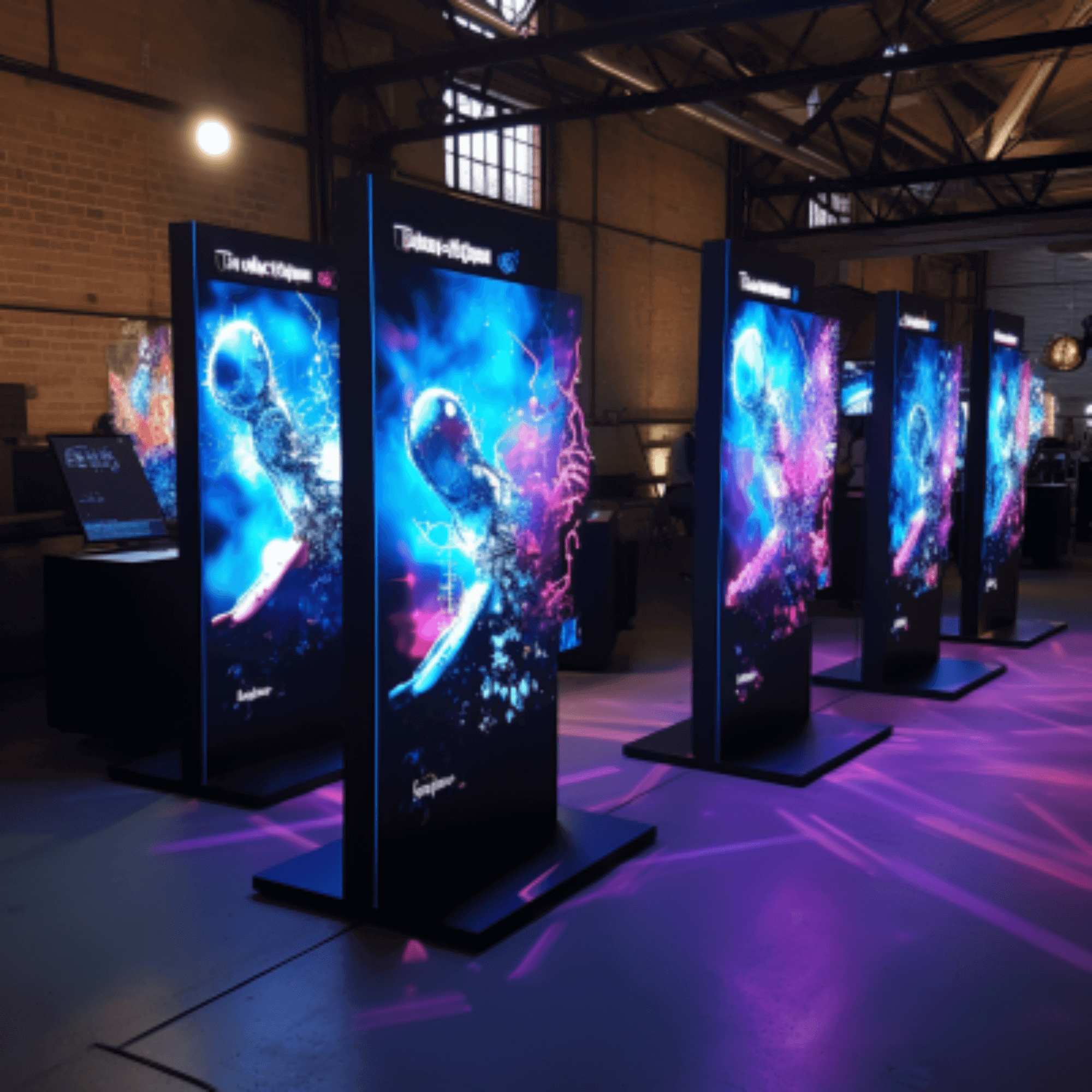 Interactive Displays for Exhibition GoKapture