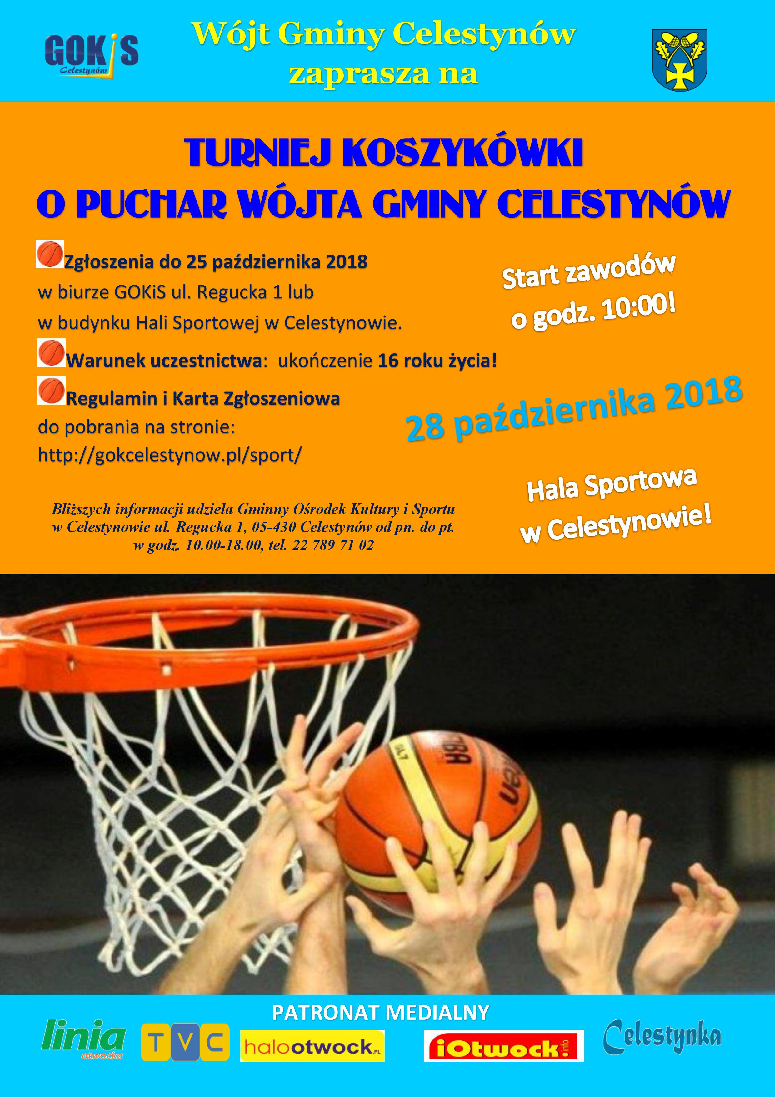 Turniej Koszykówki o Puchar Wójta Gminy Celestynów Gminny Ośrodek