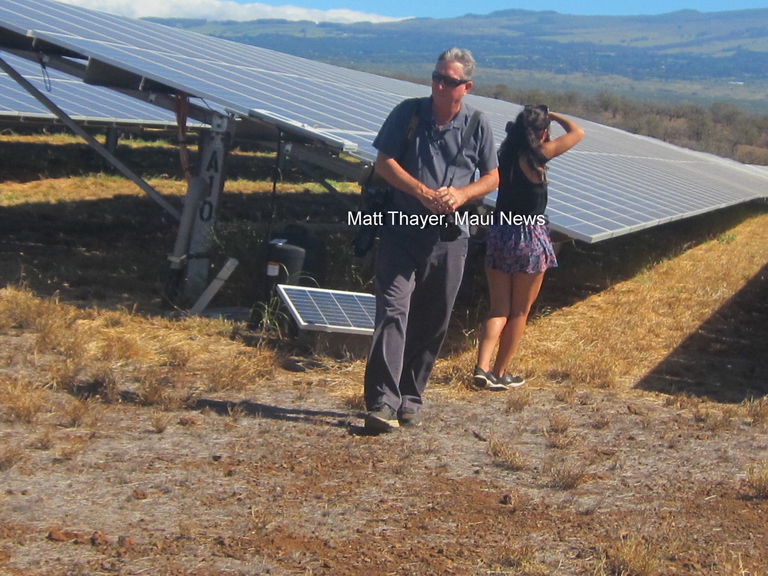 KENYON ENERGY Blessing of New Solar Farm Above R & T Park in Central